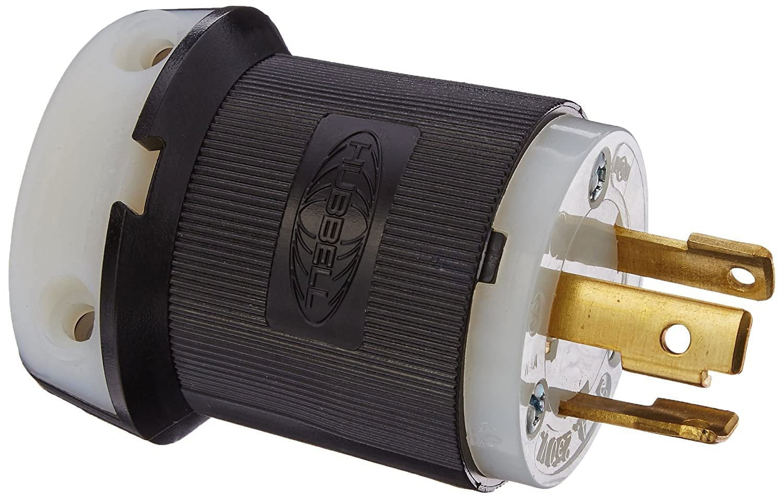 その他 HUBBELL HBL83001 Hubbell-LckPlg-Strt-30-A-Blk-