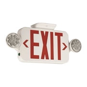Hubbell Lighting CCR Compass CC 4-Watt Integrated LED White Combination Exit/Emergency Light with Ni-Cad Battery Color/Finish Family