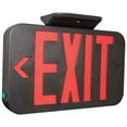 thumbnail image 1 of Hubbell Lighting CERB Battery Powered LED Emergency Exit Sign Black Housing Red Letter 120/277 Volt AC Compass, 1 of 1