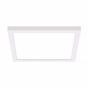 Hubbell Litebox Edge-Lit Surface LED Downlight, 8 inch square, white, Selectable Color Temperature, 1750 lumens, 20 watts, 120-277V, 0-10V Triac Dimming, LBSES-8SQD-RM- CS9-WH