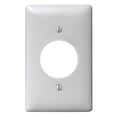 thumbnail image 1 of Hubbell NP720W "Office White" 1.60" Nylon Locking Receptacle Wallplate Cover, 1 of 1