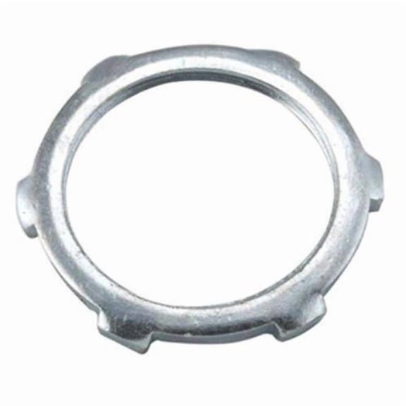 Hubbell Orporated - Deleware 1196 Rigid & IMC Conduit Locknut, 1.5 in. - Silver - Pack of 2