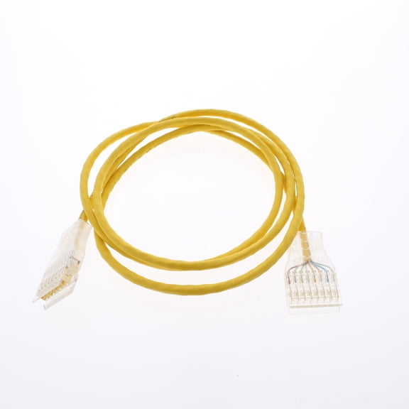 Hubbell PC110C5EL5 Patch Cord 5 Ft Cat 5e Yellow 110-Type Plug Ethernet Cable