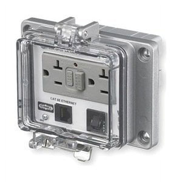 Hubbell Wiring Device-Kellems Access Port,Power And Data,NEMA 12/4 PR205EB