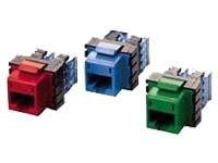 Hubbell Premise Wiring Modular Jack,0.875 in H,Black HXJUBK