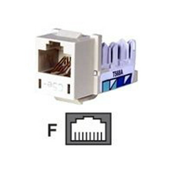 Hubbell Premise Wiring Jack,Electric Ivory HXJ5EEI