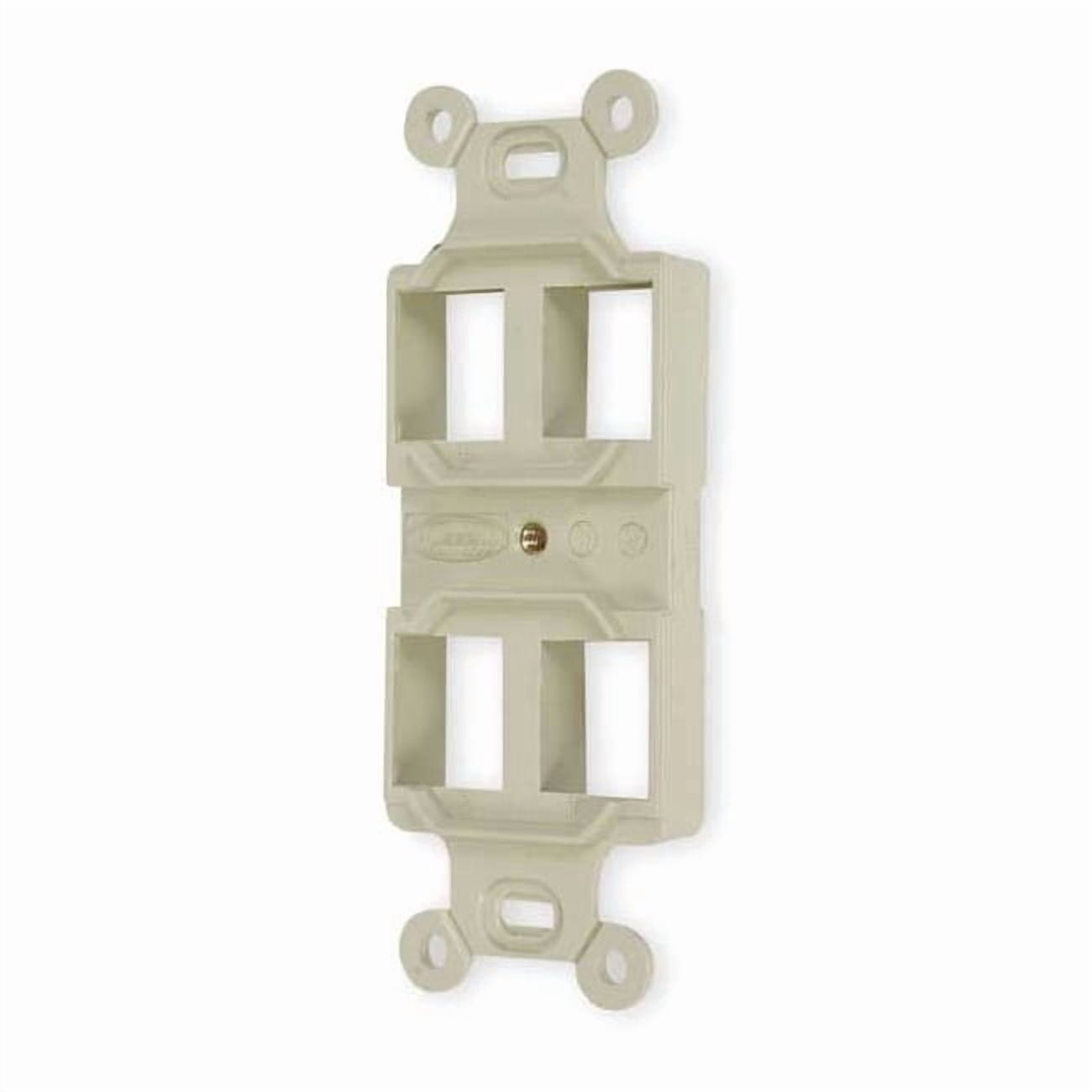 Hubbell Premise Wiring Outlet Frame,4P,3.66 in H,1.46 in W Q106E ...