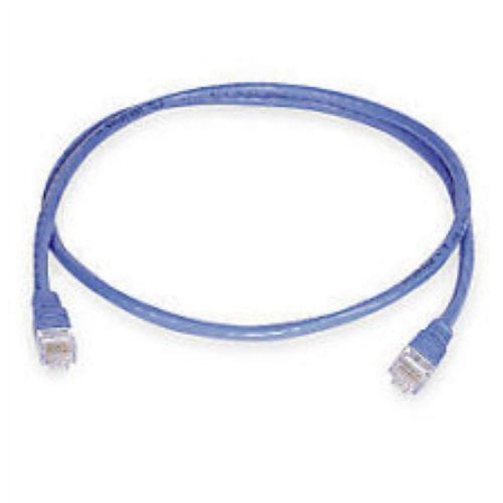 Hubbell Premise Wiring Patch Cord,Cat 6,Clear Boot,Blue,10 ft. HC6B10