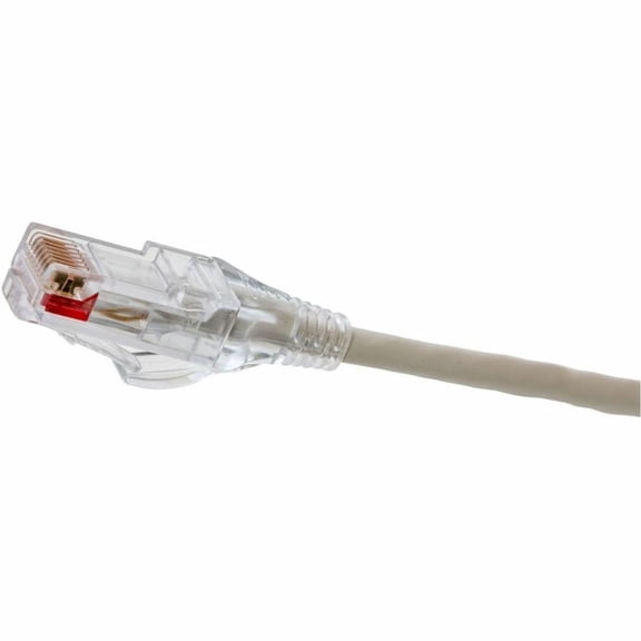 Hubbell Premise Wiring Patch Cord, NEXTSPEED, Category 6, Low Diameter28 AWG, White, 20 Foot