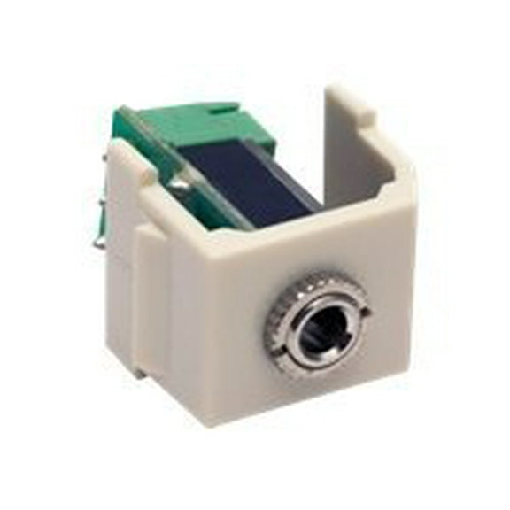 Hubbell Premise Wiring Keystone Jack,0.75 in H,White SF35STW