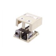 Hubbell Premise Wiring Surface Housing 2 Port HSB2EI
