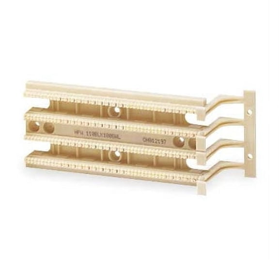 Hubbell Premise Wiring Wiring Block, 100/100-Pair with Legs 110BLK100BWL