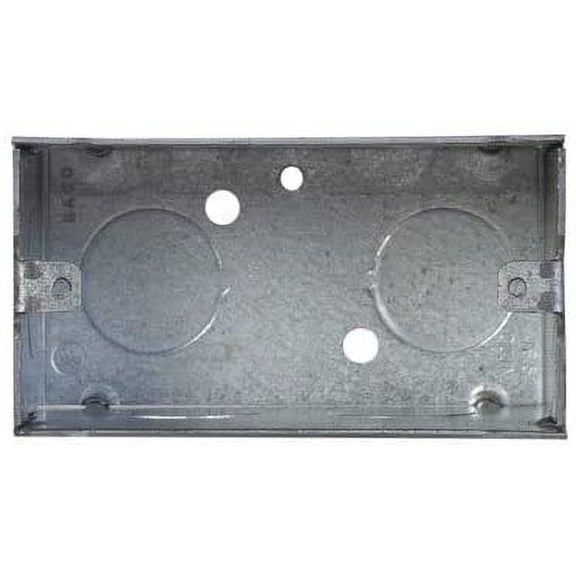 Hubbell Raco 0674 Single Gang Handy Steel Box With Conduit Knock Out Home & Garage Storage, Stackable Design