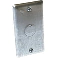 thumbnail image 1 of Hubbell Electrical Single Gang Blank Wallplate With Knockout - Cover Plate - Multicolor, 1 of 1