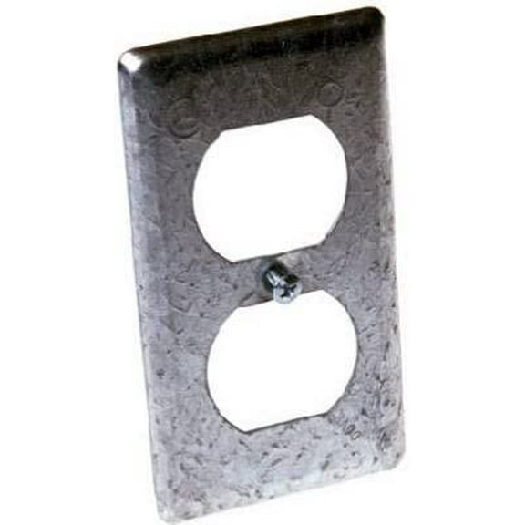 RACO Single Gang Duplex Receptacle Wallplate - Hubbell 0864