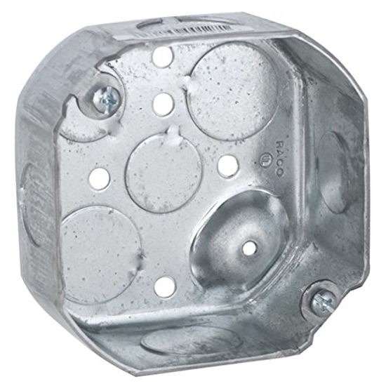 Hubbell-Raco 1-1/2-Inch Deep 1/2-Inch and 3/4-Inch Side Knockouts - QTY 25