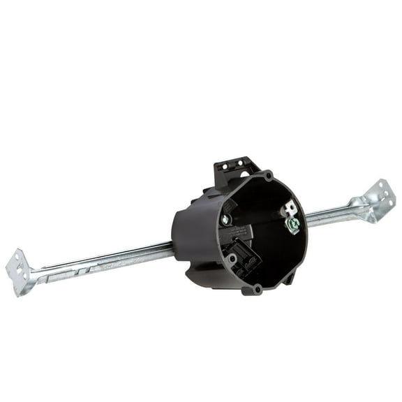 Hubbell-Raco 2-5/8-Inch Deep Round Electrical Box with NMSC Clamps