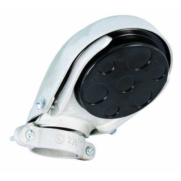 Hubbell-Raco 2412 3-Inch Rigid/Imc or Emt Clamp Type Service Entrance Head Aluminum CA2