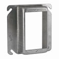 thumbnail image 1 of Raco Mud Ring, 1 Gang, Galvanized Zinc, Square Box Type 775, 1 of 2