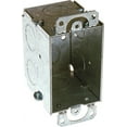 thumbnail image 1 of Raco 560 Switch Box, 1-Gang, 1-Outlet, 8-Knockout, 1/2 in Knockout, Steel, Gray, Galvanized, Thread, 1 of 2