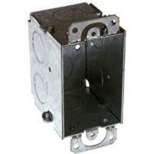 Raco 4-1/4 in. Rectangle Steel 1 gang Switch Box Gray
