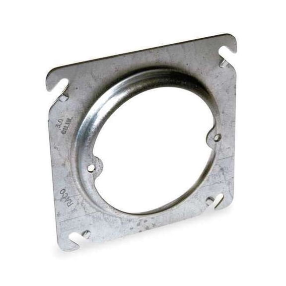 Raco Plaster Ring, 1 Gang, Galvanized Zinc, Fixture Cover Box Type 756