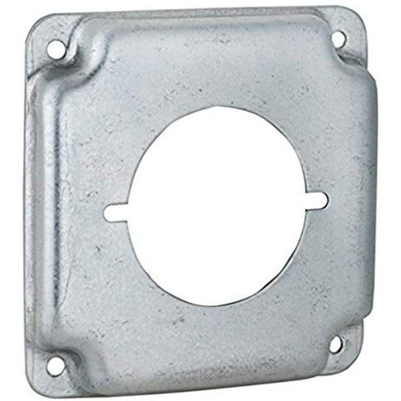 Hubbell-Raco 810C 30-50A Receptacle 2.141-Inch Diameter 4-Inch Square Exposed Work Cover