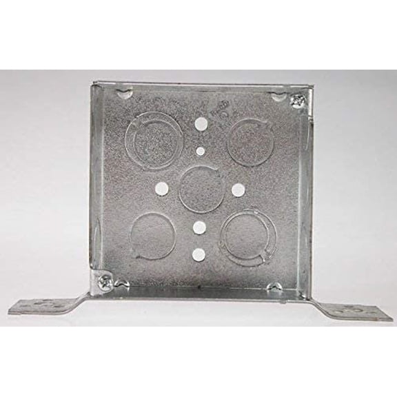 Hubbell Raco 8196 4" Square Bracketed Electrical Box