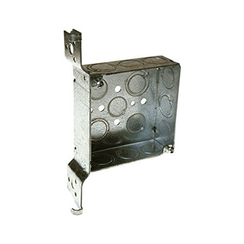 Hubbell Raco 8196 4" Square Bracketed Electrical Box