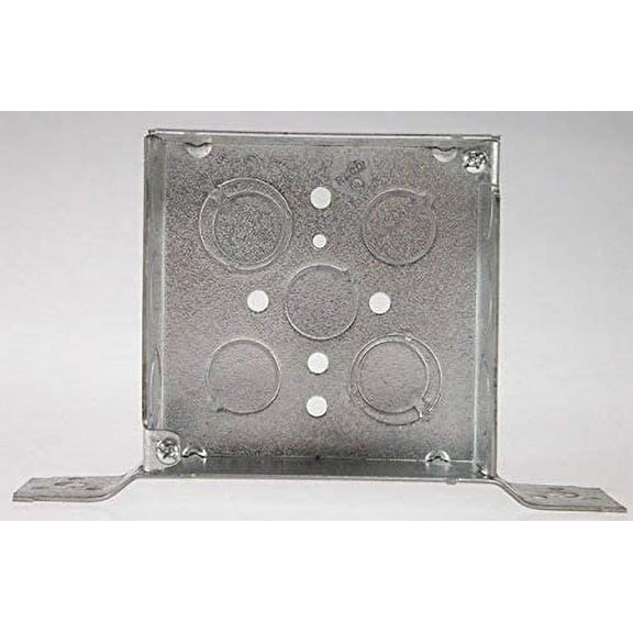 Hubbell Raco 8196 4" Square Bracketed Electrical Box