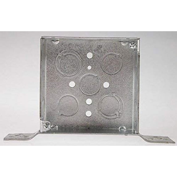 Hubbell Raco 8196 4" Square Bracketed Electrical Box