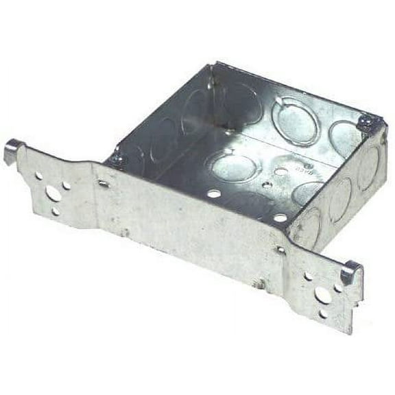 Hubbell Electrical 4" Square Box With Bracket - TKO Knockout - Multicolor