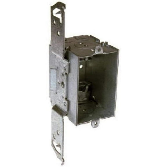 RACO Switch Electrical Box 8524 Gangable With Stud Bracket - 2 Gang, 3" x 2"