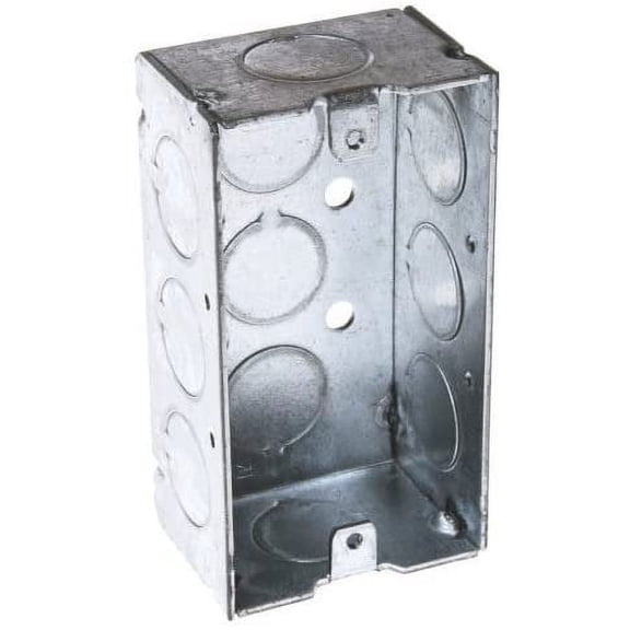 Hubbell Electrical Single Gang Handy Box 8670 - Steel Handy Box 1 Gang
