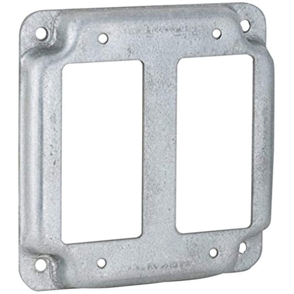 Hubbell-Raco Lot of Five - 809C 4" 2 Gfi Receptacle Cover
