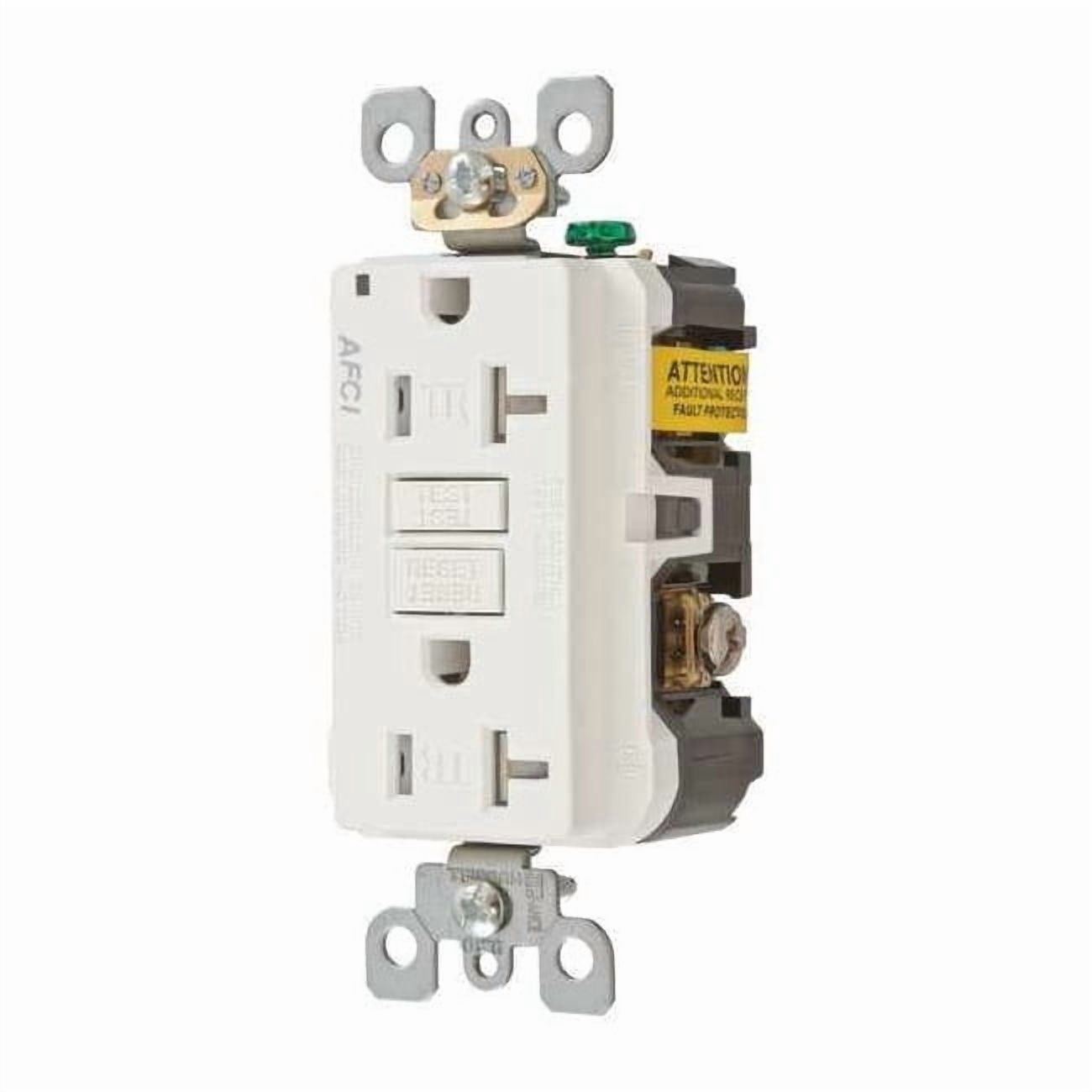 Receptacle, 5-20R, 20 A, 2 Pole, 3 Wire, Grounded AFR20TRW