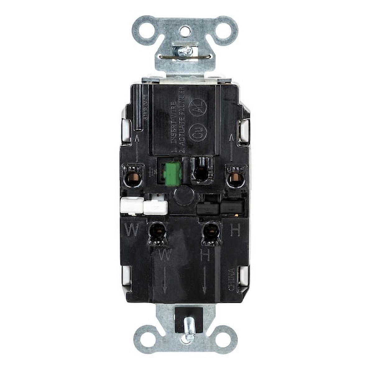 Hubbell Wiring Device-Kellems Receptacle,1 hp,125V AC,NEMA 5-20R DR20STWTR