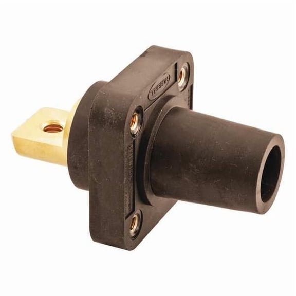 Hubbell Wiring Device-Kellems Receptacle,Brown,Female,Bus Bar,400 A HBLFRBBN