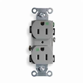 Hubbell Wiring Device-Kellems BR15GRYWR