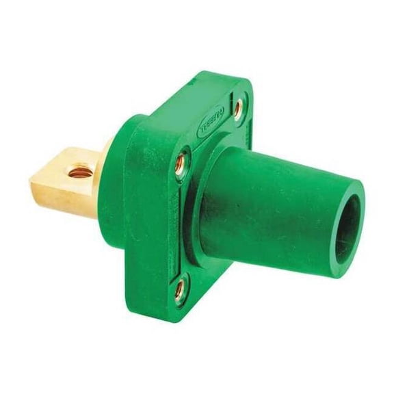 Receptacle, Grn, Female, Taper, Double Set