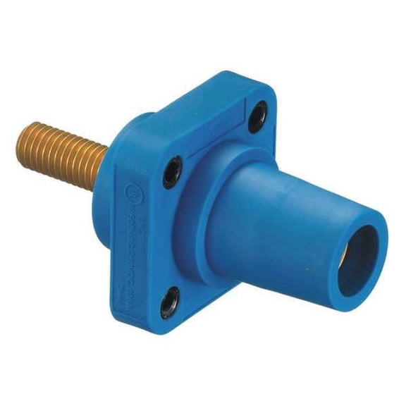Hubbell Wiring Device-Kellems Recpt,Blue,Female,Stud Terminals,400 A HBLFRSCBL