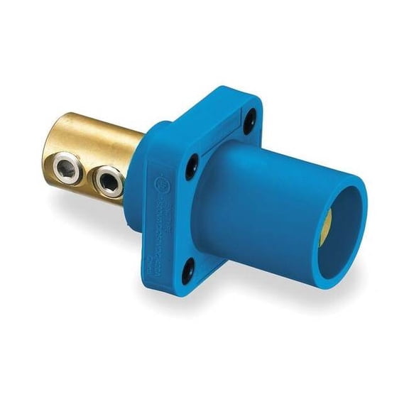 Hubbell Wiring Device-Kellems Receptacle,Double Set Screw,Blue HBLMRBL