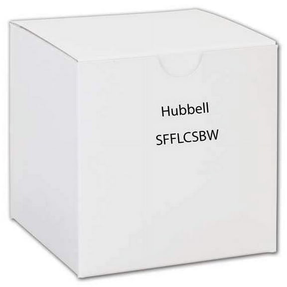 Hubbell SFFLCSBW Optichannel Keystone Adapter Lc Flush Mount Zirconia Ceramic White