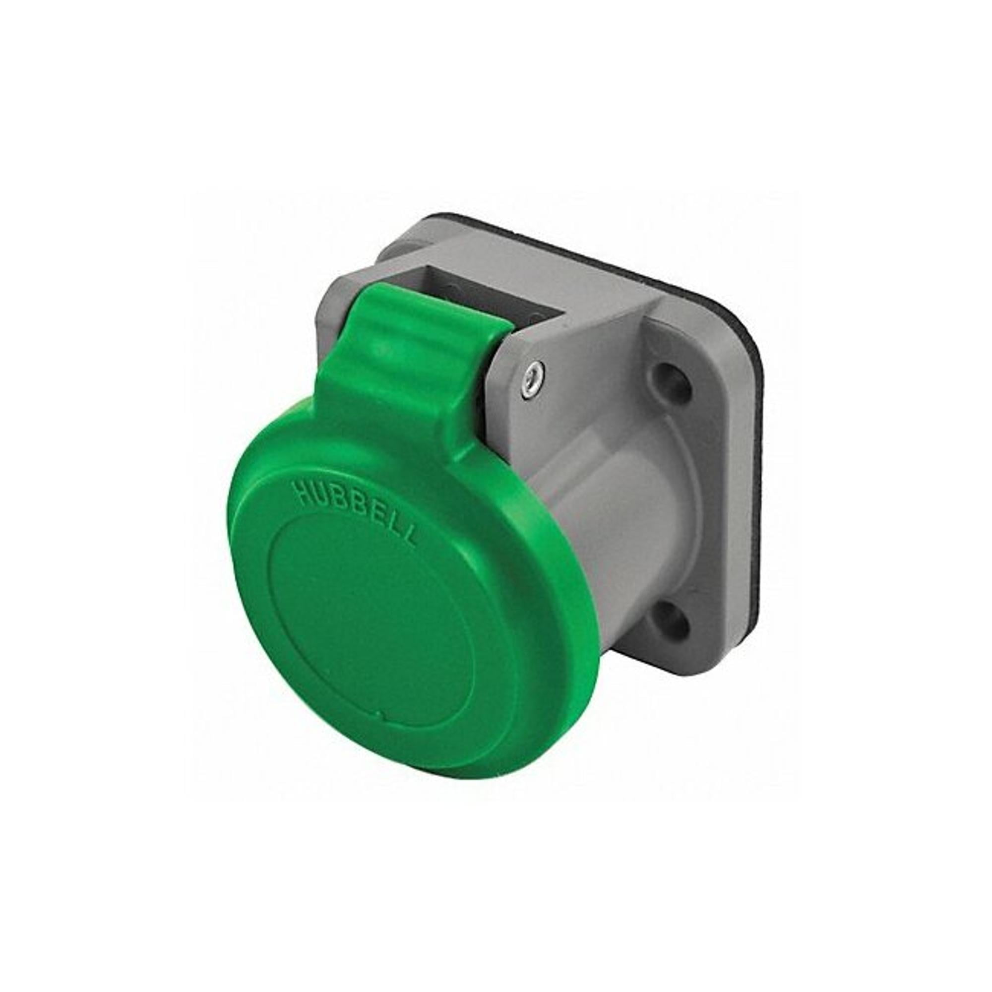 Hubbell Single Pole Connector,NonMet Cover,Gren HBLNCGN