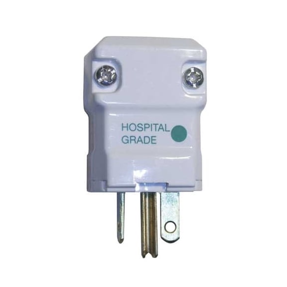 Hubbell Wiring Device-Kellems Straight Blade Plug,White,20 A,Hng,6-20P HBL8464V