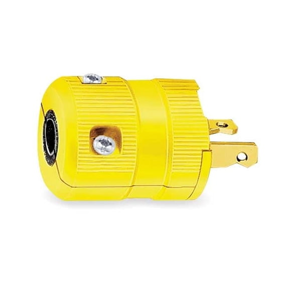 HBL9758VY Plug, 20 amp, 250V, 2-20P, Yellow