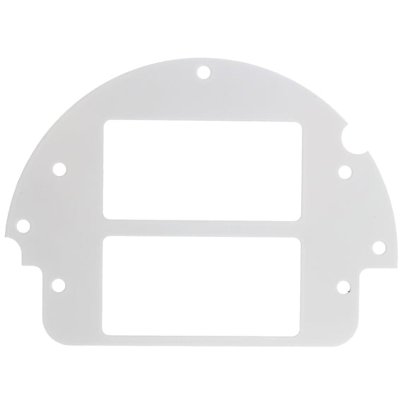 Hubbell System One 6", Style Line Decora sub plate w/ 2 openings (left side only)