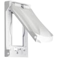 thumbnail image 1 of Hubbell-TayMac MX1050W Weatherproof Cover, 1-Gang, Vertical/Horizontal Mount, Die Cast, 1 of 1