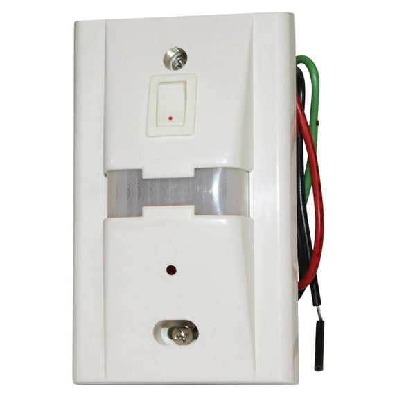 Hubbell Unenco SOM-1000-A 180 Degree PIR Passive Infrared Occupancy Sensor Wall Switch 120/277, Whit