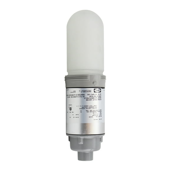 Hubbell VH8LU15 LED V Series Fixture Vaporite Light Pendant Globe, Frosted Lens